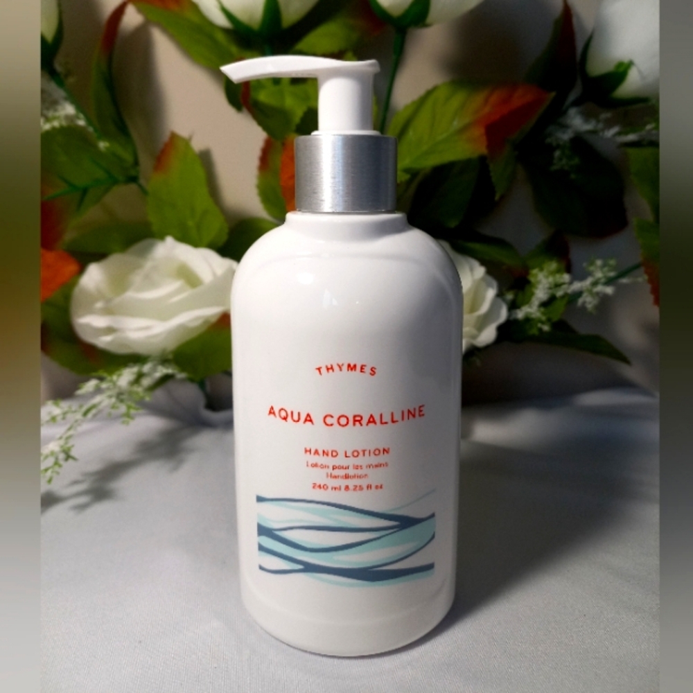 Thymes Silver Bomb Hand Lotion - 8.25 Fl Oz - Aqua Coralline.